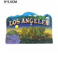 Usa New York Times Souare LasVegas Los Angeles Hollwood Fridge Magnets 3d Handmade Home Decor StickerTravel Souvenir Collection