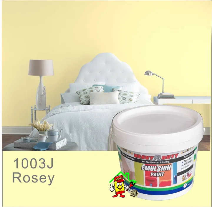 🔥1003J ROSEY 🔥 7L HEAVY DUTY Emulsion paint / wision paint dealer OEM