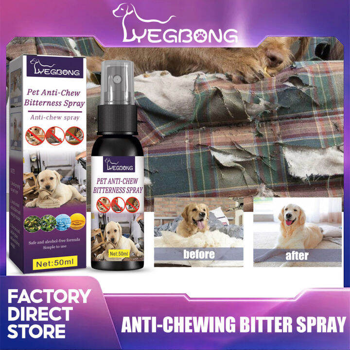 YEGBONG Pet Bitters antibite spray dislodge dogs chewing table and