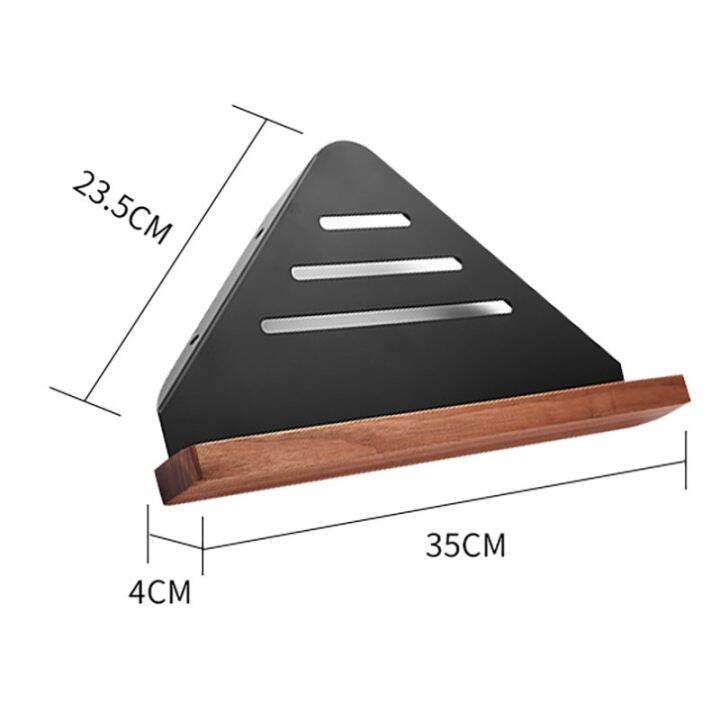 wall-mounted-corner-storage-rack-free-punch-walnut-wood-bathroom-shelf-storage-triangle-shelves-bathroom-accessories