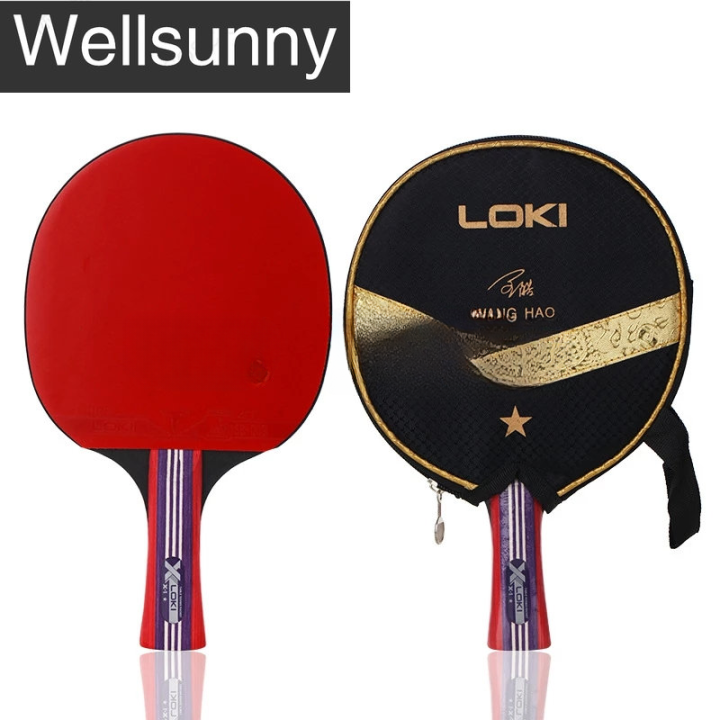Wellsunny LOKI X1 Table Tennis Racket with LOKI RXTON Rubber Sponge