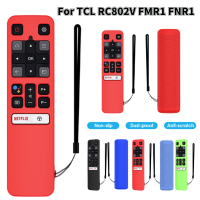 ซิลิคอนกรณีระยะไกลสำหรับ TCL RC802V FMR1 FNR1ทีวีการควบคุมระยะไกลปกกันกระแทกกรณีการป้องกันสำหรับ TCL RC802V อุปกรณ์เสริม