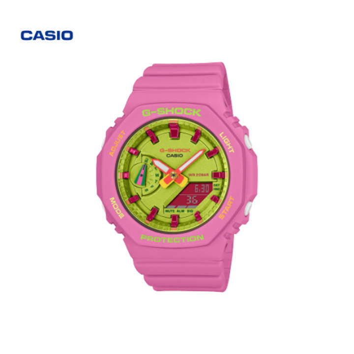 นาฬิกาการเคลื่อนไหวนักเรียนรูปแปดเหลี่ยม-gma-s2100-casio-หญิง-g-shock-casio