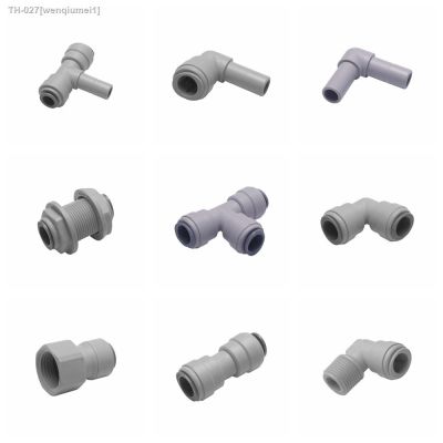 ◕ iTiGER RO Water Fitting Straight Elbow Tee Male Female Thread 1/2 Hose Quick Connector Water Filter Reverse Osmosis Parts