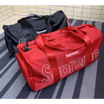 ASMR SUPREME Red Camo Duffle Bag + How To Legit Check! 