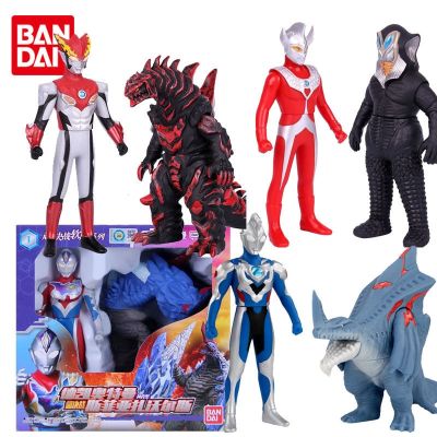 ของเล่น Action FIGURE Anime ชุดซูเปอร์แตกหักสำหรับเป็นของขวัญเด็กชายเด็กหญิงเด็ก Bandai เป็นศูนย์ทริกเกอร์ Ultraman ดั้งเดิม