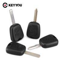 [New Changes] KEYYOU ใหม่เปลี่ยน Remote Key Case Shell Fob 2ปุ่มสำหรับ Citroen Citroen Saxo Xsara Picasso Berlingo