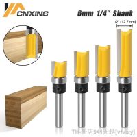 【LZ】✗✆  6mm/6.35mm Shank Flush Trim Router Bit Blade Template Pattern Bit Bearing 1/2  Straight End Mill For Woodworking Dia 12.7mm