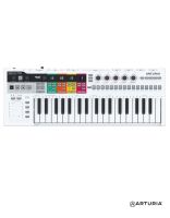 Arturia  KeyStep Pro MIDI Keyboard Controller คีย์บอร์ดใบ้ 37 คีย์ ระบบคีย์ Aftertouch ต่อ USB/MIDI ได้ มี Chord Modes/Arpeggiator + ฟรีอแดปเตอร์