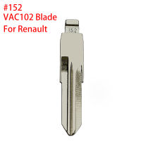 10Pcs Remote Key Blade VAC102 #152 Uncut Flip Blank สำหรับ Renault Megan Dacia Clio Duster สำหรับ JMD VVDI KEYDIY KD Xhorse Diykey