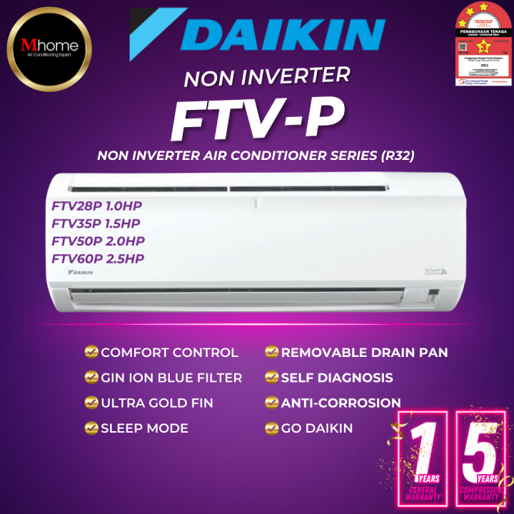 aircond non inverter 5 star