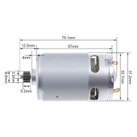 【hot】▤✺ RS550 Motor 10.8V/12V/14.4V/16.8V/18V/21V/25V with 9 /11 / 12 /13 /14 Teeth and Torque for Electric