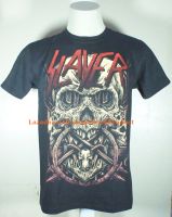 เสื้อวง SLAYER สเลเยอร์ ไซส์ยุโรป เสื้อยืดวงดนตรีร็อค เสื้อร็อค  PTA1759 ถ่ายจากของจริง