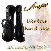 ANGEL hard case Uk-S AUCASE-24-Ball IM (Black) กล่องอูคูเลเล่