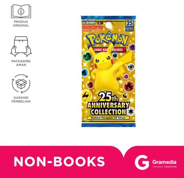 Pokemon Game Kartu Koleksi Perayaan 25 Tahun | Lazada Indonesia