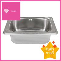 ซิงค์ฝัง 1หลุม MEX D60B สแตนเลสBUILT-IN SINK 1B MEX D60B STAINLESS STEEL **คุ้มที่สุดแล้วจ้า**