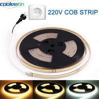 AC 220V COB LED Strip Flexible Neon Light Bar IP67 Dimmable Driverless FOB COB Linear LED Tape Lamp 5M 10M RA 90 420LEDM