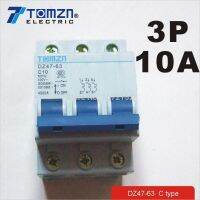 3P 10A 400V 50HZ/60HZ Circuit breaker MCB C TYPE