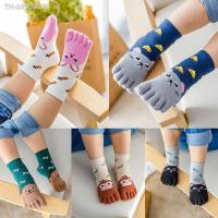 ●✐ 1pair Animal Cartoon Five Fingers Sock Hosiery Toe Socks Toddler Kids Baby Girls Boys Winter Cotton Socks Cute Socks