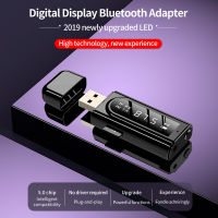 GOOJODOQ USB Bluetooth 5.0 Transmitter Receiver LED Display MP3 Player Aux Car FM PC TF Audio Stereo Adapter Home Speaker