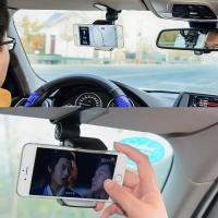 Universal 360 Car Clip Sun Visor Cell Phone Holder Mount Stand Soporte Movil For iphone XR GPS Holder in Car Mobile Clip