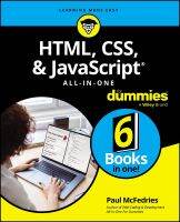 หนังสืออังกฤษใหม่ HTML, CSS, &amp; JavaScript All-in-One for Dummies [Paperback]