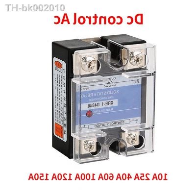 ▫◎ Solid State Relay SSR-10DA 25DA 40D 80A 100A SSR Single Phase DC Control AC 3-32VDC To 480VDC 600V 10A 25A 40A DA