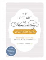 หนังสืออังกฤษใหม่ The Lost Art of Handwriting Workbook : Practice Sheets to Improve Your Penmanship [Paperback]