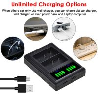 !!! พิเศษ Canon LP-E17 Dual LED USB Battery Charger for EOS M3 M5 M6 M100 RP 750D 760D 800D 850D 8000D 9000D 200D 250D 77D