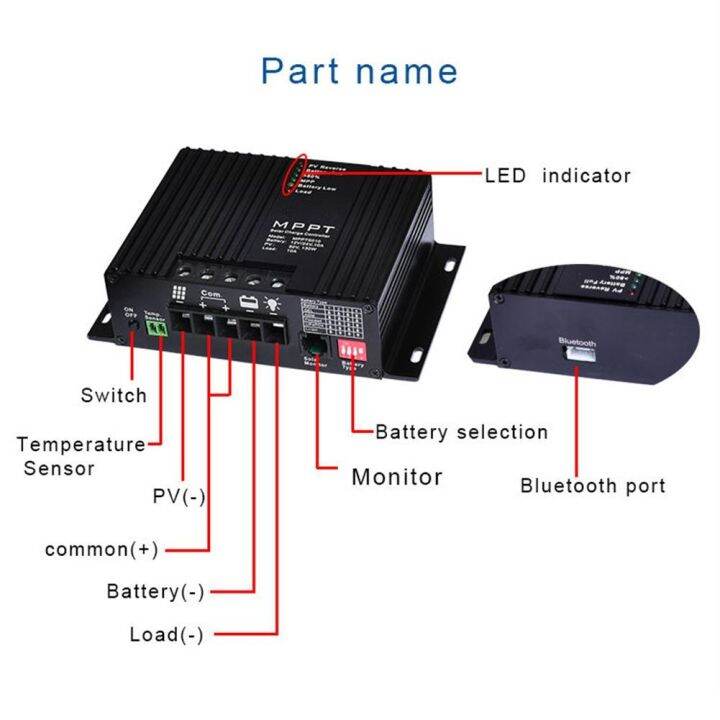 solar-controller-10a-mppt-12v-24v-auto-solar-panel-pv-battery-charge-controllers-with-lcd-bluetooth-solar-panel-charge-regulator