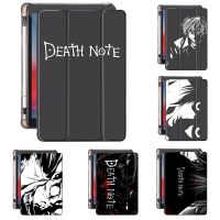 （Hoshi electron）เคส iPad อะนิเมะ Death Note สำหรับ9 8 7th พร้อมที่ใส่ดินสอเคส iPad สำหรับ4 5 6Air 1 2 4 10.2 11 12.9นิ้ว