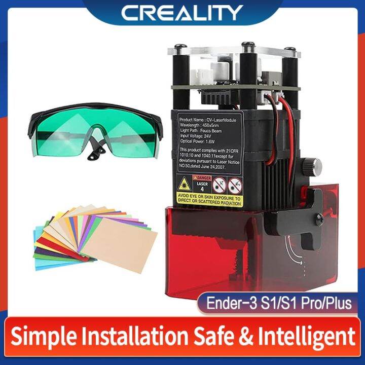 Creality Ender3 S1/S1 Pro CVLaser Module 24V 1.6W Laser Engraving for