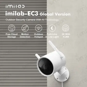 Xiaomi IMILAB EC3 Caméra extérieure WiFi- 270 ° -1080P version EU