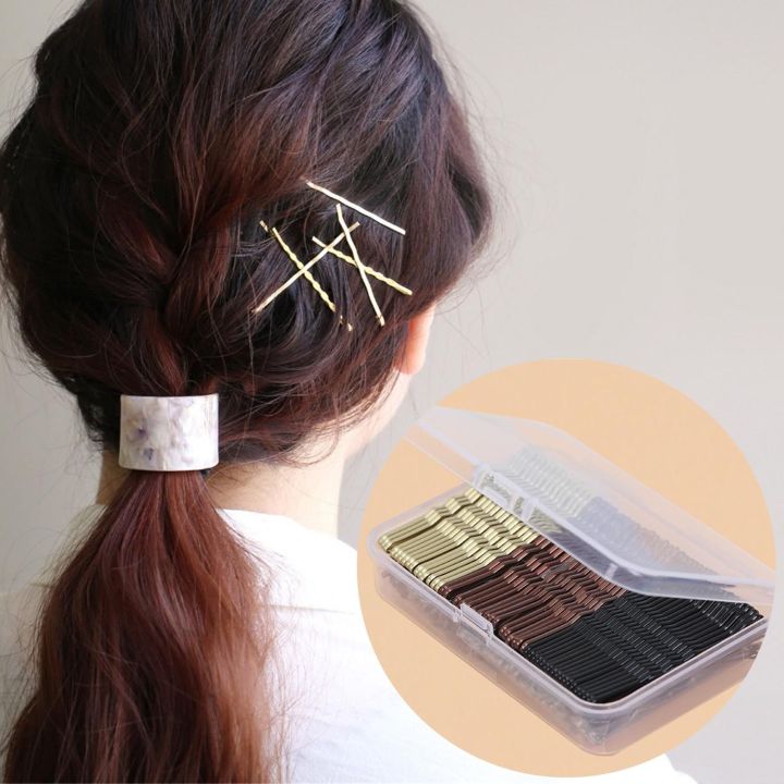 COD&Ready Stock】150 Pcs/Box Metal Hair Clips for Wedding Girls Hairpins  Barrette Curly Wavy Grips Hairstyle Bobby Pins Hair Styling Accessories |  Lazada