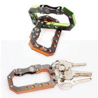 （AT） EDC Mechanic หัวเข็มขัดแขวนอย่างรวดเร็วพวงกุญแจกลางแจ้ง BackpackCarabiner อุปกรณ์ล็อคเครื่องมือ