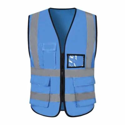 Reflective Vest、ความปลอดภัยเสื้อกั๊กสะท้อนแสงสูงสะท้อนแสงเพื่อความปลอดภัยเสื้อกั๊กมีซิป