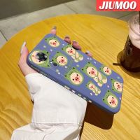 เคส JIUMOO สำหรับ OPPO เคส A17K A17ลายการ์ตูนหมูน่ารักดั้งเดิมเคสโทรศัพท์ลายขอบซิลิโคนนิ่มคลุมทั้งหมดเคสตัวปกป้องกล้องถ่ายรูปเลนส์เคสฝาหลังเคสกันกระแทก