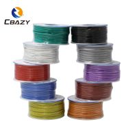 CBAZY Silicone 30AWG 45M   Flexible Silicone Wire RC Cable Square Model Airplane Electrical Wire Cable  10 colors for choo Wires Leads Adapters