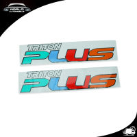 Sticker "TRITON PLUS" Mitsubishi  Aftermarket Products L200 Triton Plus ประตู ปี2006-2014 มีบริการเก็บเงินปลายทาง