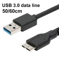 USB 3.0สายอะแดปเตอร์ซิงค์ข้อมูลตัวผู้ไปยัง Micro B ตัวผู้สำหรับ SSD ฮาร์ดดิสก์แบบพกพา