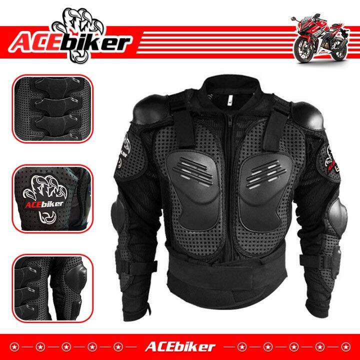 Racing Motorcycle Gear Jacket Coat Body Armor Protector ACE Lazada PH