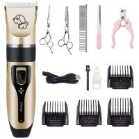 NEW Professional Pet Dog Hair Trimmer Animal Grooming Clippers Cat Cutter Machine Shaver Electric Scissor Clipper