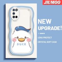 เคส JIUMOO สำหรับ OPPO ดีไซน์ใหม่ A92 A72 4G เคสลายการ์ตูนน่ารักเป็ดโคโลเดอร์ลอนนิ่มเคสมือถือกันกระแทกแบบใสสร้างสรรค์เคสโปร่งใสลายกล้องถ่ายรูปซิลิก้าเจลฝาครอบป้องกัน