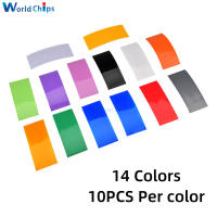 140PCS 18650 แบตเตอรี่ห่อแขนความร้อนหดท่อหด Multicolor แบตเตอรี่ผิว PVC FilmTape Protector ฝาครอบท่อ-lihanrui