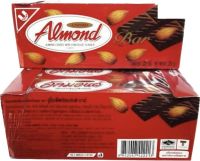 United Almond  ChocolateBar ยูไนเต็ดอัลมอนด์บาร์ // แพ็ค 12 ชิ้น