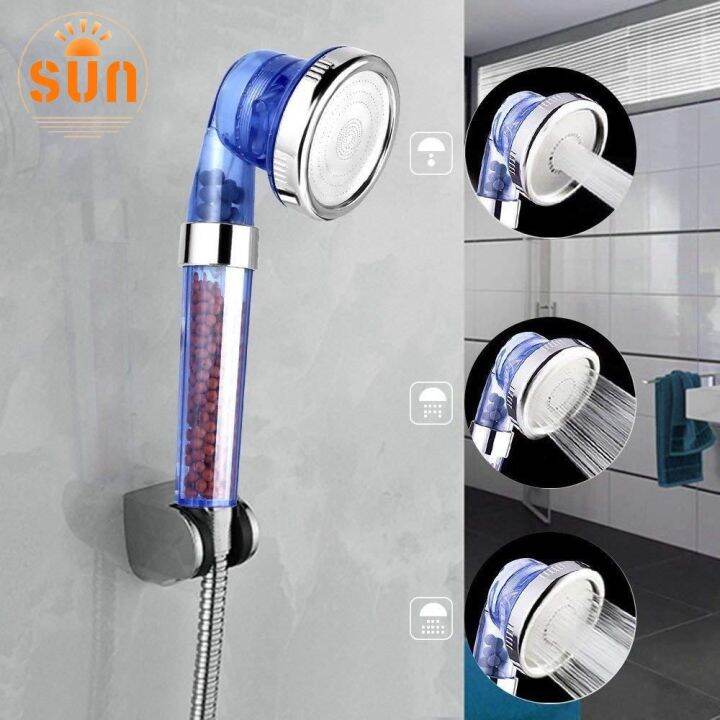【SUN】 Handheld shower head 3in1 highpressure original ion shower