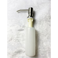 Soap Dispensor for Kitchen Sink 304 Stainless Steel Refill From The Top Built In Design for Counter Top with Liquid Soap