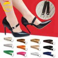 SUBEI Kasut Perempuan Adjustable Ankle Tie Band Locking Heels Anti-skid Straps Bundle Shoelace Lazy Elastic Shoe Accessories U-shaped Pearl/Multicolor