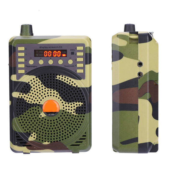 Portable Electronic Bird Caller Hunting Decoy Calls MP3 Speaker Remote