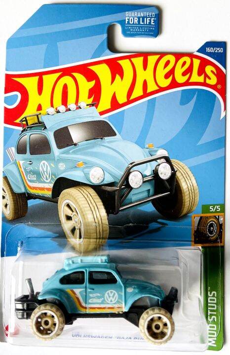 Hot Wheels - Mud Studs - Volkswagen Baja Bug Blue (5-5) (24) | Lazada PH